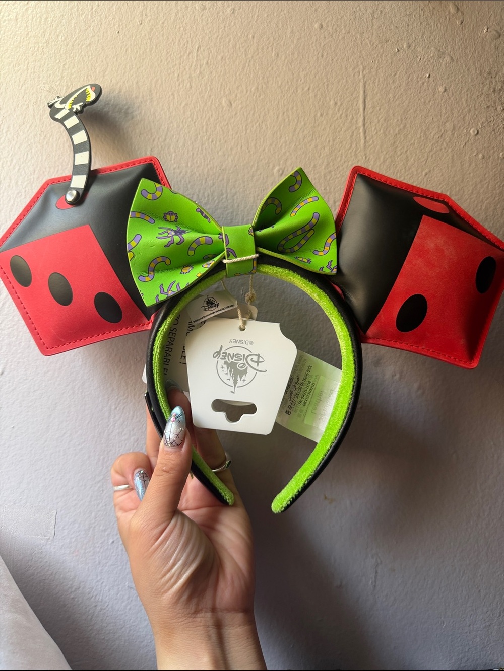 NWT Loungefly Disney Oogie Boogie Bash 2023 Glow in the Dark Ears
